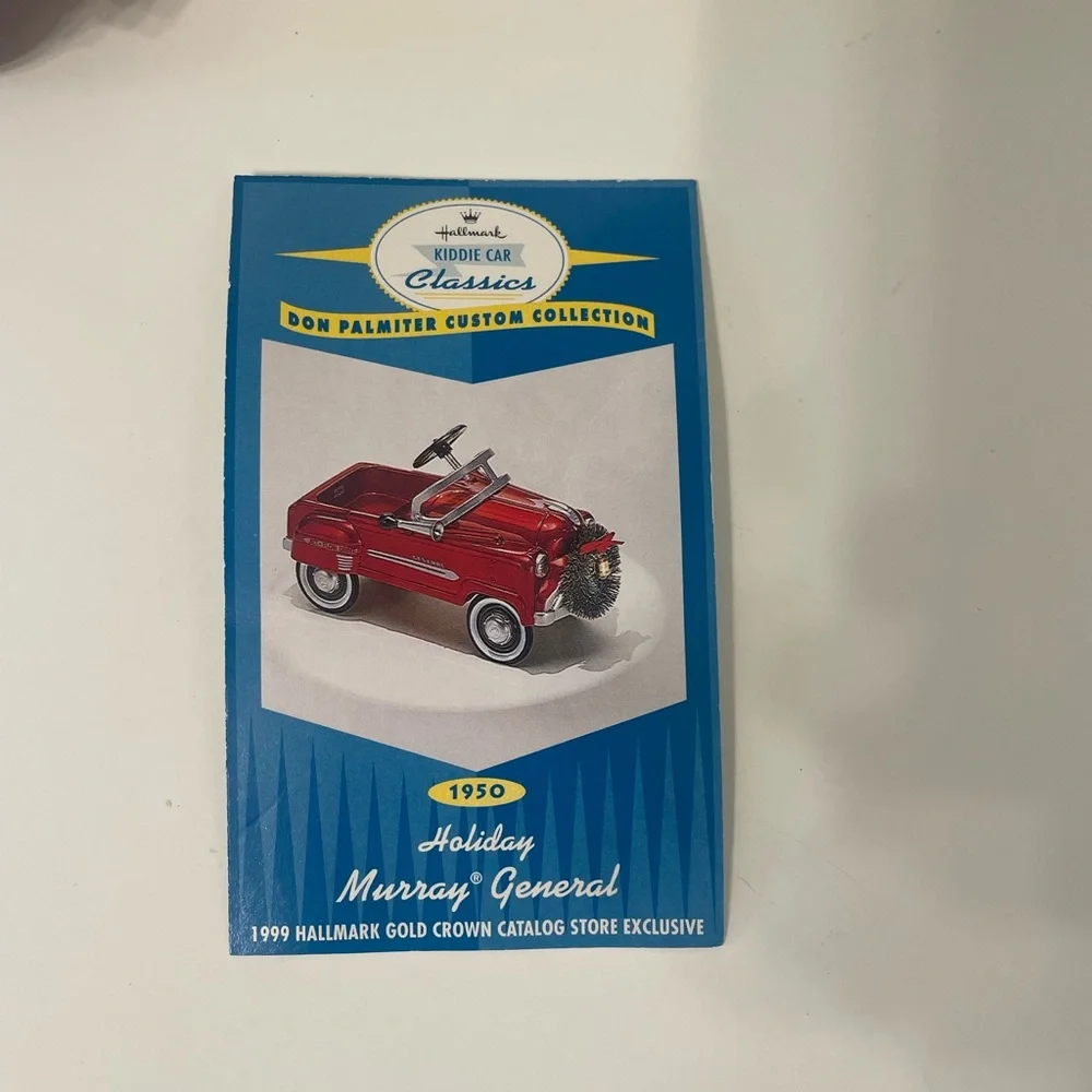 Hallmark Kiddie Car Classics 1950 Holiday Murray General and Crown in box